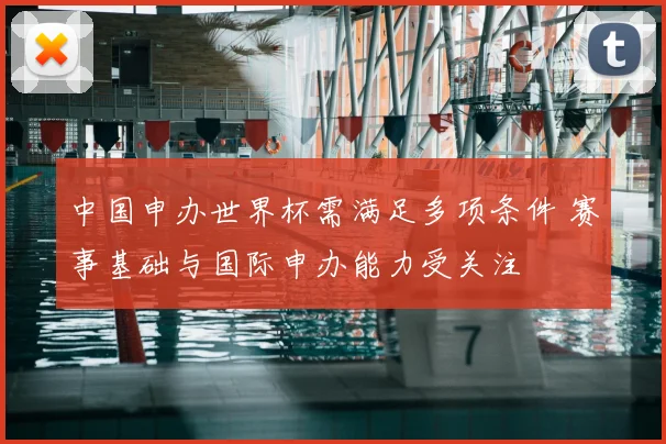 中国申办世界杯需满足多项条件 赛事基础与国际申办能力受关注
